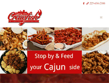 Tablet Screenshot of capitalcitycrawfish.com